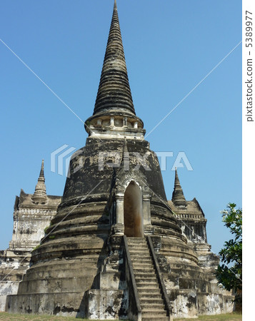 Wat Mahathat（泰國/大城府）的寶塔 5389977