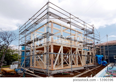 Housing construction site 5390396