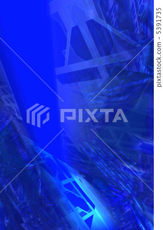 Blue high-tech image - Stock Illustration [5391735] - PIXTA