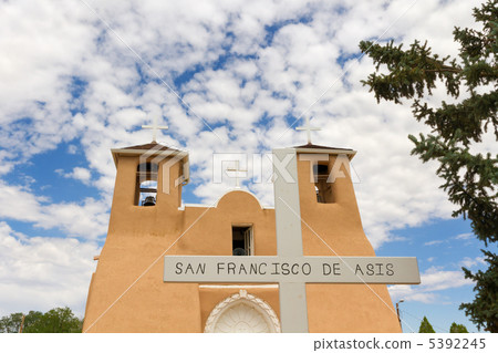 陶斯歷史建築，舊金山教堂 5392245