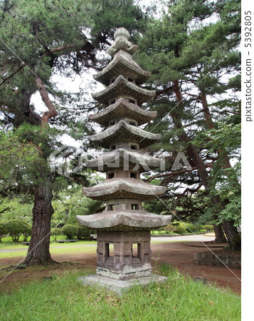 The seven-story tower of Mizusawa Park 5392805