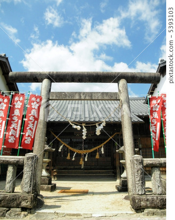 岐阜縣天滿宮(天滿姑)正門天門神殿正門 岐阜縣天滿宮(天滿姑)正門天門神殿正門 5393103