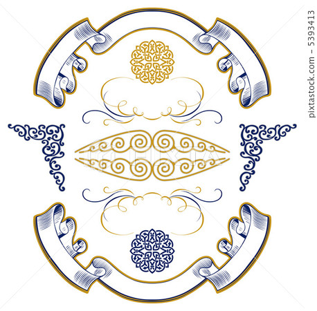 vintage design element 5393413