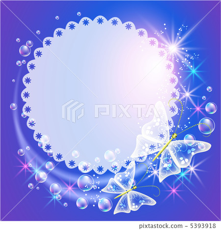 Magic background with napkin and butterfly Magic background with napkin and butterfly 5393918