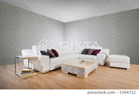 Modern interior with free wall space Modern interior with free wall space 5394722