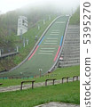 Okurayama jumping stadium in the fog 5395270
