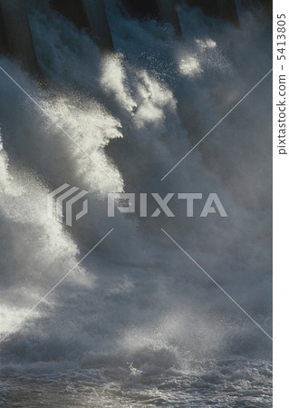 Hydro Dam Spillway 5413805