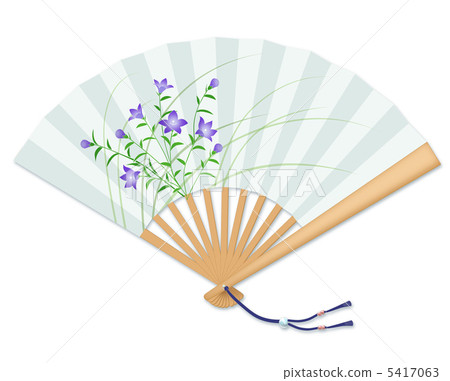 Fan summer 02 Kikyo pattern Fan summer 02 Kikyo pattern 5417063