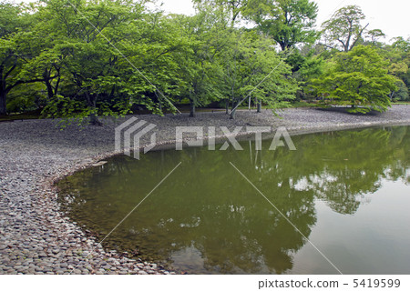 從Seng皇宮Owaka-tei看見的Shuzhu和南池 5419599