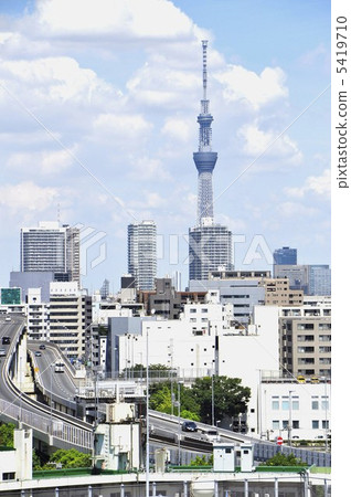 Tokyo Sky Tree with Blue Sky 5419710