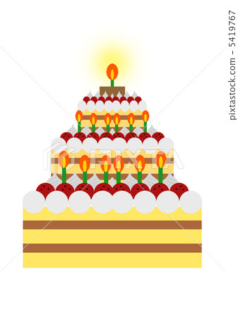 Cake with candle 5419767