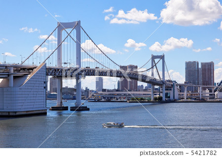 彩虹橋和觀光船 彩虹橋和觀光船 5421782