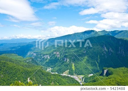 Sounkyo hot spring town 5423488