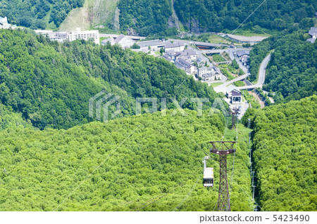 Kurodake索道和層雲峽溫泉 5423490