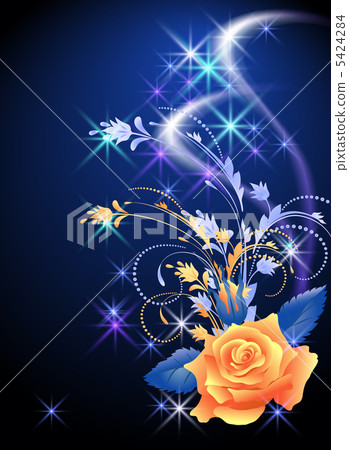 Rose and stars 5424284
