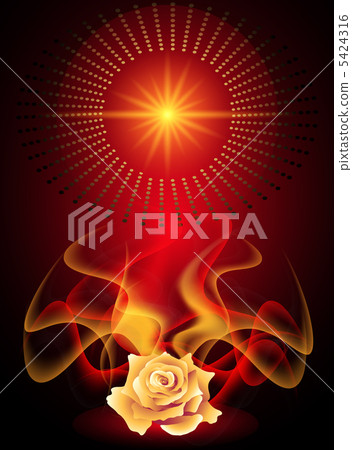 Rose, smoke and star Rose, smoke and star 5424316