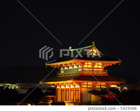 Heijo Palace朱雀門亮了起來 Heijo Palace朱雀門亮了起來 5429566