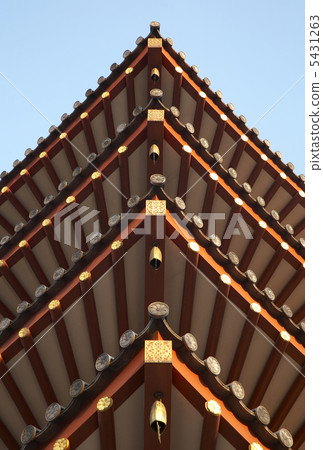 Shitennoji 5-storied pagoda Shitennoji 5-storied pagoda 5431263