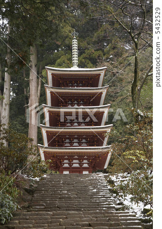 Snow Nara Murofushi 5-storied pagoda Snow Nara Murofushi 5-storied pagoda 5432529