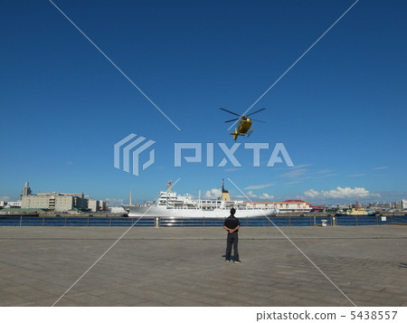 黃色直升機 5438557