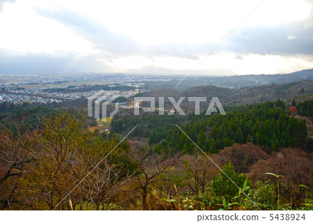 View from Kasugayama Castle (Joetsu city, Niigata Prefecture) View from Kasugayama Castle (Joetsu city, Niigata Prefecture) 5438924