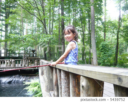 A girl who enjoys fishing A girl who enjoys fishing 5439752