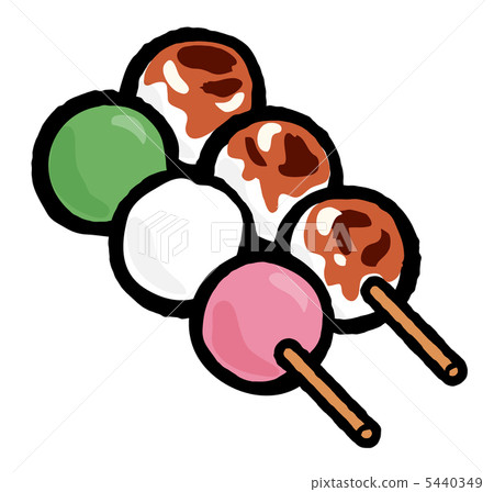 Three color dumplings and Mitarashi dumplings Three color dumplings and Mitarashi dumplings 5440349