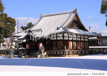 Shikoku Buddha 75th Buddhist 'Zentsuji' Snow Shakado 5441009