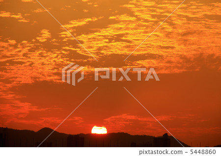 A sunset A sunset 5448860