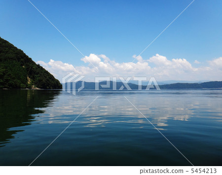 Okubiwako的表面 5454213