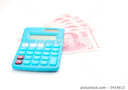 Calculator Blue Renminbi 5454613