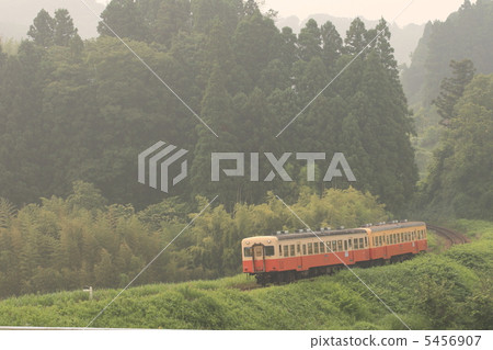Local line in the morning mist Local line in the morning mist 5456907
