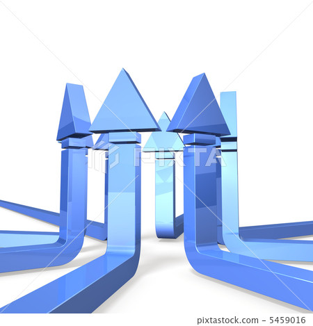 團結的3DCG例證 5459016