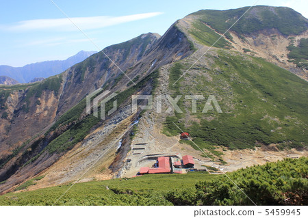 Mountain hut of North Alps 5459945