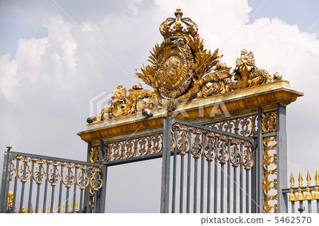 The gate of the Palace of Versailles The gate of the Palace of Versailles 5462570