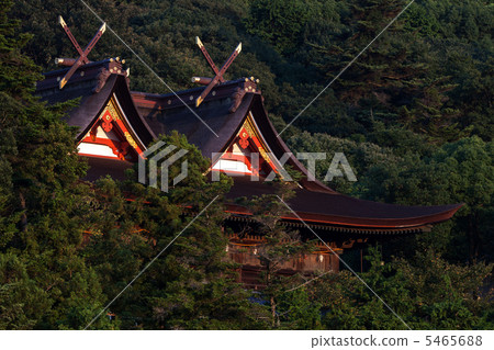 Kibitsu Shrine在晚上 Kibitsu Shrine在晚上 5465688