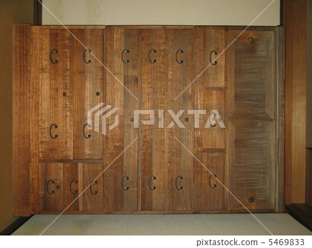 Front of grandmother's old chest of drawers 5469833