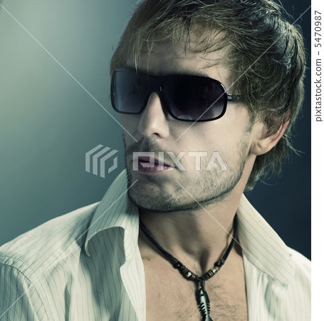 Stylish fashion young Man portrait Stylish fashion young Man portrait 5470987