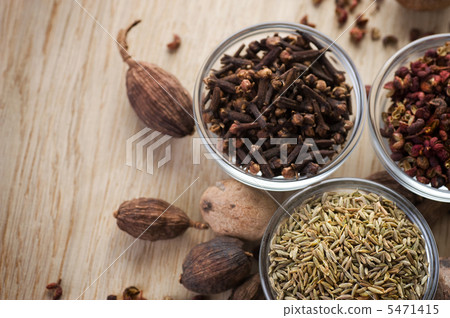 Assortment Spices Closeup 5471415