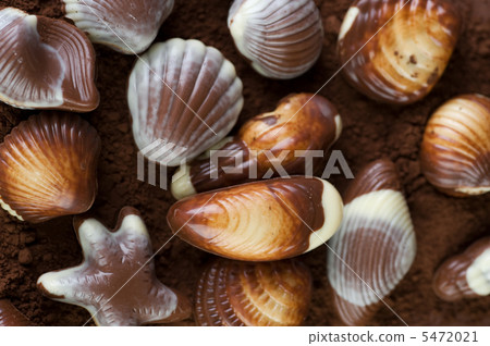 Chocolate Seashells Background 5472021