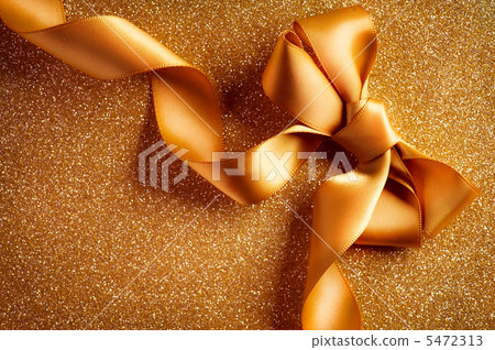 Holiday Background.Greeting Card.Gold Bow on a Blinking Backgrou Holiday Background.Greeting Card.Gold Bow on a Blinking Backgrou 5472313