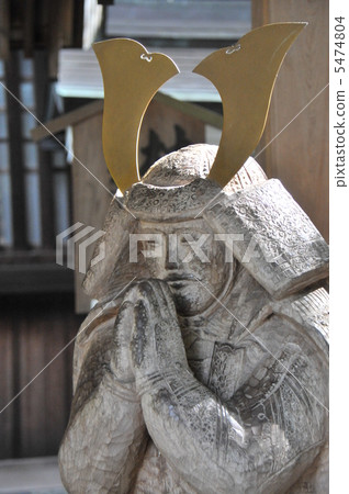 在鎌倉宮中風的替代雕像 5474804