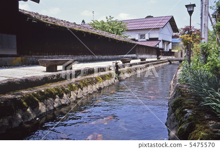 Townscape of Jinshan Town and Big Weir Townscape of Jinshan Town and Big Weir 5475570