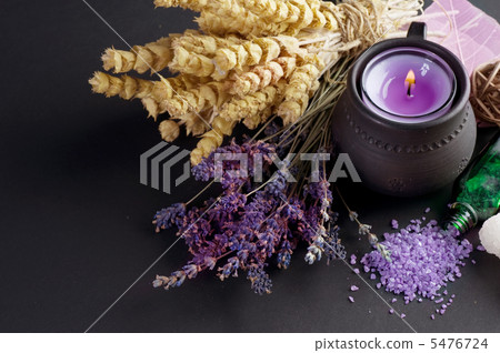 Herbal Medicine Over Black 5476724