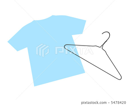 T-shirt and hanger 5478420