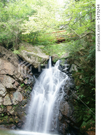 Rifugu瀑布(Ninata瀑布)和岐阜縣紅橋The Ryugin Falls&A Red Bridge Rifugu瀑布(Ninata瀑布)和岐阜縣紅橋The Ryugin Falls&A Red Bridge 5479244