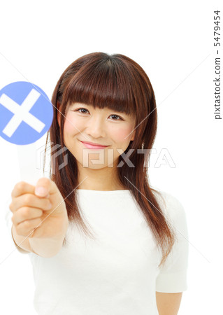 A woman with a cross 5479454