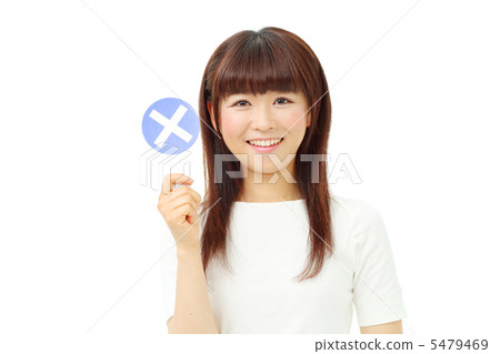 A woman with a cross 5479469