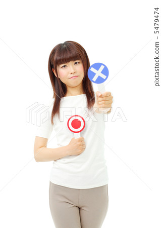 A woman with a cross 5479474