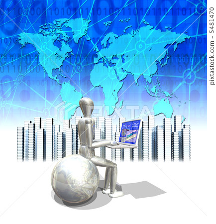 操作個人計算機的機器人 5481470